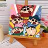 Pintura al óleo digital de Crayon Shin-Chan, colorear DIY, pintado a mano, pintura al óleo de dibujos animados para niños, regalo de cumpleaños, colorear de dibujos animados