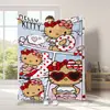 Manta de Gato Hello Kitty Transfronteriza Manta Gruesa de Dibujos Animados Hello Kitty Manta Impresa Digitalmente Manta