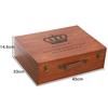 Caja de Madera Rectangular de Madera Maciza Caja de Madera Retro con Cerradura Caja de Almacenamiento Caja de Almacenamiento de Madera Caja de Almacenamiento de Escritorio con Cerradura
