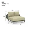 Juego de Sofá de Ratán para Exteriores Modelo de Casa de Villa en Patio Silla de Ratán para Balcón Muebles Impermeables de Jardín de Diseño para Exteriores