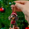 Enfeites de Natal para Cachorro Desenho Animado em Acrílico Transfronteiriços Divertidos Dachshund Pendurado Decoração Presente Fofo de Natal