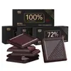 Chocolate Negro 100% Diario Chocolate Negro Puro Mantequilla de Cacao Pura Sacarosa Fitness Snacks Estilo Ruso
