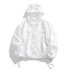 Chaqueta de Piel Minimalista de Estilo Callejero Japonés de Moda para Mujer de Verano, Ropa a la Moda, Cómoda, de Alta Calidad, Fresca y Protectora del Sol para Mujeres