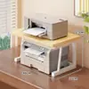 Prateleira para Impressora na Mesa Armário de Armazenamento em Camadas Mesa de Escritório Arquivo Pequena Copiadora Armazenamento Prateleira de Elevação