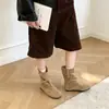 ¡Estilo retro boscoso! Botines western cortos con hebilla de nicho para mujer, Botines Chelsea Birkenstock adelgazantes de invierno 2026