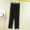 Pantalones anchos de primavera y verano Audell, pantalones holgados rosas, clásicos de algodón con un toque lateral recto, pantalones de mujer de talla grande