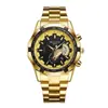 Reloj Wolixi Esfera Grande Resistente al Agua Mecánico Reloj de Cuarzo Transfronterizo Reloj para Hombre Comercio Exterior Reloj Sencillo Venta al por Mayor