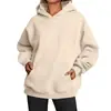 2024 Europa y Estados Unidos comercio exterior transfronterizo ropa de mujer Amazon nuevo sudadera con capucha pulóver talla grande holgada casual con forro polar chalecos