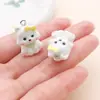 Pingente 3D de Cachorro Desenho Animado Corgi Shiba Inu Husky Chaveiro DIY Bolsa Pulseira Acessório Atacado