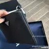 P Etiqueta Triángulo Hogar Bolso de Mano de Moda Exquisito Bolso Sobre de Negocios Bolso de Mano Bolso Pinza de Cuero Puro Bolso de Axila Lujo Ligero