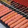 Shandong Fuyu Linguiça de Amido Atacado Comercial Linguiça Grelhada Duplamente Cozida Barraca Oficial Insígnia Específica Linguiça de Amido Ruiyuan 1