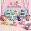 Figuras Pequeñas de Resina de Crayon Shin-Chan Accesorios DIY Muñeca Caja Sorpresa Decoración de Escritorio y Coche Colgante para Llavero