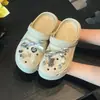 Diademas para Zapatos DIY para Crocs, Frescas y Transpirables para Verano, de Secado Rápido, que Aumentan la Altura, de Suela Gruesa, con Diseño de Lazo, Sandalias de Playa Personalizadas
