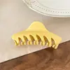 Grampo de Cabelo Estilo Retro Coreano para Mulheres, Grampo na Parte de Trás da Cabeça, Novo Design de Presilha Tubarão 2025, Acessório de Cabelo