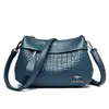 Bolsa para Mujer Bolsa para Mujer Nuevo Estilo 2026 Bolso Cruzado Bolso de Hombro Único para Mujer Bolso para Madre de Mujer Mediana Edad Multicompartimento Cruzado Comercio Exterior