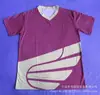 Um grande número de atividades de impressão de camisetas publicitárias com gola V camisetas de código europeu para processamento OEM