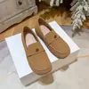 610 Huidong Yixinda Mocassins de Solado Macio para Mulheres, Sapatos Elegantes para o Dia a Dia com Design de Camélia, Mocassins de Calçar Fácil com Aumento Oculto de Altura