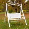 Columpio Doble para Patio Silla Mecedora de Hierro Forjado para el Hogar Silla de Ocio para Balcón Silla Mecedora Europea Columpio Infantil para Interiores