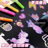 Bolígrafo Marcador Acrílico de Color Verdadero 6 Colores, Bolígrafo de Gel para Estudiantes de Arte, Bolígrafo de Dibujo de Gran Capacidad, Bolígrafo para Diarios de Estudiantes