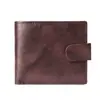 1126 Carteira de Moedas Multicartão de Couro Genuíno Rfid Transfronteiriça Carteira de Couro Vegetal Carteira Masculina Personalizada Anti-Roubo Proteção contra Passagem
