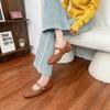 Nuevos Zapatos de Mujer de Otoño Estilo Italiano de Nicho Zapatos Retro de Alta Gama para Mujer Zapatos Mary Jane de Suela Blanda