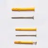Yongda Wholesale Redondo Pequeño Corvina de Plástico Expansión 6mm 8mm Tornillo de Expansión Pequeño Corvina Tornillo Autorroscante Tubo de Expansión