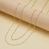 Accesorios transfronterizos europeos y americanos, cadena de cuentas simple de doble capa para la cintura de mujer, cadena de onda de agua a la moda, cadena corporal sexy