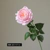 Alta qualidade hidratante de mão simulação floral único ramo rosa interior e exterior decoração de mesa casamento flores falsas