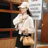 Bolsa de Mano de Piel de Ciervo Estilo Nuevo 2026 Bolso de Cuero Genuino para Mujer Bolso de Hombro Versátil de Moda Bolso Cruzado de Gran Capacidad