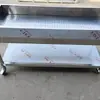 Mesa de Classificação de Carnes em Aço Inoxidável, Carrinho Móvel Espessado com Cabeça de Pato e Exibição de Comida Braisada, Carrinho de Mão Pequeno Comercial para Comida Cozida, Carpa Grande do Rio Amarelo