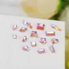 Acessórios para unha conhaque rosa mini formato especial diamante plano tamanho pequeno borboleta gota d'água olho de cavalo pilha de diamante acessórios para unha atacado