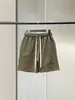 Shorts de Terry Respirável de Verão Fog Essentials Masculino, Estilo Americano, Shorts para Casal, Acima do Joelho, para Uso ao Ar Livre