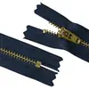 En Stock Cremallera 3Yg Bronce Antiguo Cremallera de Extremo Cerrado para Jeans y Pantalones Casuales, Cremallera Metálica Ykk, Venta Directa de Fábrica