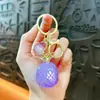 Nuevo Artículo de Venta Caliente Transfronterizo Fruta Brillo Piña Bolso Colgante Llavero Lindo Acrílico Colgante Accesorios Mayoreo