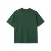 Camiseta de verano suelta de manga corta de algodón 100% de 230 g, marca casual de moda para hombre, top de moda oversize de manga corta