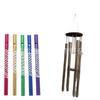 Tubo de campana de viento DIY 8cm partes varilla de campana de viento de aluminio adecuado para suministros de artesanía accesorios kit para hacer línea de campana de viento