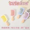 Peine antiestático de alto valor para helado, de dientes pequeños y medianos para niños, grueso, duradero, para el hogar, portátil de bolsillo