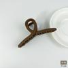 Pinza de agarre cruzada esmerilada, pinza para el cabello de color gelatina, pinza para la parte posterior de la cabeza, pinza grande de tiburón, pinza de calabaza de pontai alto, accesorios para el cabello de niña