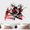 Adesivos de Parede B021 Autoadesivos Halloween Adesivos para Quarto Horror Adesivos Decoração de Casa Embelezamento de Parede Quarto Infantil Quarto Anti