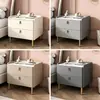 Mesita de noche de madera maciza completamente ensamblada, simple y moderna, para uso doméstico en el dormitorio, mueble de almacenamiento de mesita de noche simple de tamaño pequeño