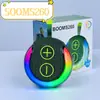 Alto-falante Bluetooth Portátil Transfronteiriço com Lâmpada Colorida Alto-falante Mini Subwoofer para Exterior Cartão Bluetooth Alto-falante Pequeno