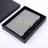 Cuaderno de negocios A5 de alta calidad con hebilla engrosada, personalizable con impresión de logotipo, bloc de notas para reuniones de oficina B5