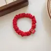 Accesorios de Año Nuevo, Lazos Festivos para el Cabello, Diademas Exquisitas, Tocados, Serie Roja de Otoño e Invierno, Pinzas para el Cabello Estilo Chino, Pasadores para el Cabello de Mujer, Adornos para el Cabello