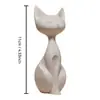 Estátua de Gato Elegante Mais Vendida Transfronteiriça Impressa em 3D Decoração Criativa para Casa e Escritório Enfeites Figura de Presente Criativo