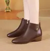Nueva colección otoño/invierno 2026: botines para mujer con suelas antideslizantes, forro suave y forro polar para abrigar, casuales, elegantes y versátiles, perfectos como botas tipo Martin