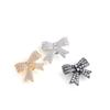 Preservação de cor 14K Conjunto de ouro Zircon Bow Through Hole Bead Handmade DIY Pulseira Colar Beaded Jewelry Accessories