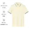 Camiseta de Trabajo Solona de Seda Helada con Estampado de Logo en el Cuello, Camisa Polo Publicitaria para Grupo de Empresa, Ropa de Trabajo de Manga Corta