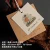 Etiqueta de loja de roupas de alta qualidade fazendo etiqueta de pendurar de tecido de algodão e linho etiqueta de marca de roupa etiqueta de pendurar impressão de design