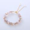 Nueva Pulsera de Cuentas de Cristal Súper Brillante para Mujer Diseño Nicho Regalo de Alta Gama Joyería Ajustable Hecha a Mano al Por Mayor