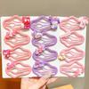 Horquilla con degradado de colores para niña, nueva horquilla con forma de nube BB, pinza lateral para niña, pinza para flequillo, accesorios para el cabello